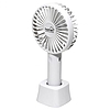 Home HF 9/WH kézi, tölthető ventilátor, 4 W, 10 cm-es lapátátmérő, 3 fokozat, 1200 mAh Li-ion akkumulátor, asztali tartó, fehér