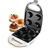 Home HG GK 04 gofrikehelysütő, teljesítmény 520 W, tapadásmentes sütőfelület, piros jelzőfény