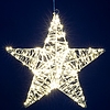 Home KAD40 csillag fém dekoráció, 320db melegfehér micro LED, fém kivitel, 5m tápkábel, adapteres tápellátás, beltéri kivitel