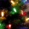 Home KIL 40C/M LED-es fényfüzér, 4 m / 40 db színes dekorált LED, állófényű, zöld vezeték, hálózati adapter, beltéri kivitel