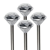 Home MX 802/4 napelemes kerti lámpa szett, 4 db, 1 db LED, fém és műanyag, automatikus, kristályszerű fej