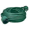 Home NV 2-5/GR/1,5 hosszabbító, 5 m, H05VV-F 3G1,5 mm2 kábel, IP 20 kivitel, 250V~/16A/3680W, pipa alakú dugó és egyenes lengő aljzat, zöld színű