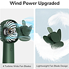Hordozható ventilátor 4000 mAh - JisuLife (FA20X) - mélyzöld (KF2335247)