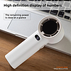 Hordozható ventilátor 4000 mAh - Techsuit (K38) - Fekete (KF2327250)