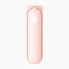 Hordozható ventilátor 4500 mAh-s akkumulátorral - JisuLife (F8X) - rózsaszín (KF2331364)