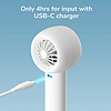 Hordozható ventilátor akkumulátorral - JisuLife (FA42) - Ice White (KF2331369)