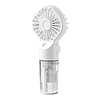 Hordozható ventilátor USB-porttal és 4 sebességfokozattal - Techsuit (G10) - fehér (KF2327233)