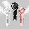 Hordozható ventilátor USB-porttal és 4 sebességfokozattal - Techsuit (G10) - fehér (KF2327233)