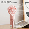 Hordozható ventilátor USB-porttal és 4 sebességfokozattal - Techsuit (G10) - fehér (KF2327233)