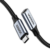 Hosszabbító USB-C 3.1 Gen2 UGREEN US372 kábel, 4K, 100W, 1m, fekete (30205B)