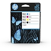 HP 6ZC74AE No.912 Multipack Bk + C + M + Y eredeti (3YL80AE + 3YL77AE + 3YL78AE + 3YL79AE)