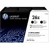 HP CF226XD No.26X Black Dupla lézertoner eredeti 2x9K