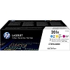 HP CF253XM No.201X CF401X + CF402X + CF403X Multipack Cyan Magenta Yellow lézertoner eredeti 3x2,3K