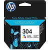 HP N9K05AE No.304 color tintapatron eredeti 2ml