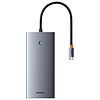 Hub 13in1 Baseus PortalJoy USB-C HDMI+DP+VGA+C+USB+PD+RJ45+SD/TF+3,5 mm szürke (B00053002811-01)