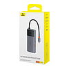 Hub 6 az 1-ben Baseus Metal Gleam 2 Series, USB-C - 2xUSB 3.0 + USB-C + HDMI + USB-C PD + Ethernet RJ45 (B00061802813-00)