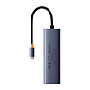 Hub 7w1 Baseus UltraJoy 7 portok, USB-C - 1xHDMI4K@30Hz + 2xUSB 3.0 + 1xPD +RJ45 + SD/TF3.0 (B00052805813-00)