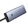Hub Baseus UltraJoy Series Lite 4 portos USB-USB 3.0*3+RJ45*1+USB-C 5V szürke (B0005280B811-12)