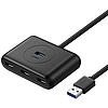 Hub Ugreen CR113 USB-4x USB 3.0 5Gbps, 1m fekete (20291)
