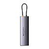 Hub USB-C 12in1 Baseus Metal Gleam Series szürke (WKWG020213)