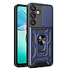 Hybrid Armor Camshield kameravédővel és fémgyűrűvel Samsung Galaxy S25+ készülékhez - kék (183527)