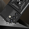 Hybrid Armor Camshield páncélozott tok állvánnyal és kameravédővel Samsung Galaxy Z Flip 7-hez - fekete