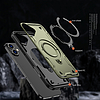Hybrid Armor trendi MagSafe-fel töltött iPhone 16 Plus-tok - zöld