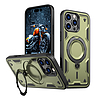 Hybrid Armor trendi MagSafe-fel töltött iPhone 16 Pro Max-tok - zöld