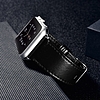 iCarer Leather Vintage csuklópánt valódi bőr szíj 3 38mm / 2 óra 38mm / óra 1 38mm sötétkékhez (RIW117-DB (38))