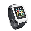 Incipio Octane Band - páncélozott szíj Apple Watchhoz 38/40/41 mm fehér/szürke (WBND-016-WHTGRY)