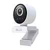 Intelligens webkamera mozgáskövető funkcióval és beépített mikrofonnal Delux DC07 fehér 2MP 1920x1080p (DC07-W)