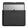 INVZI bőr tok/borító állvány funkcióval MacBook Pro/Air 15"/16", fekete számára (CA122)