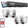 IP kamera ZOSI C225 4 db WiFi 5MP + NVR 8ch + 2TB HDD (8SN-2255AW4-20)