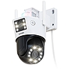 IP kültéri kamera ZOSI C298 WiFi Pan Tilt 6MP Dual IP66