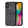iPhone 16 tok - Dux Ducis Aimo MagSafe mágneses állvány - fekete (KF2332250)