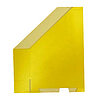 Iratpapucs karton mikrohullámú 80 mm sárga összehajtható