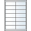 Jac 20171 99,1x38,1mm 2 pályás univerzális etikett 14 címke/ív 100ív/doboz megszűnő