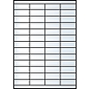 Jac C 5221 52,5x21,2mm 4 pályás univerzális etikett 56 címke/ív 200ív/doboz megszűnő