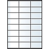 Jac C 7036 70x36,1mm 3 pályás univerzális etikett 24 címke/ív 200ív/doboz megszűnő
