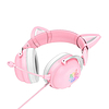 Játékos fejhallgató ONIKUMA X11 Pink (X11P RGB)