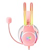 Játékos fejhallgató ONIKUMA X26 Pink (X26P)