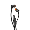 JBL Tune 110 fülhallgató 3,5 mm-es mini jack csatlakozóval és távirányítóval - fekete