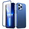 Joyroom 360 Full Case elő- és hátlap iPhone 13 Pro-hoz + edzett üveg képernyővédő fólia kék (JR-BP935 kék)