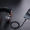 Joyroom AUX sztereó audio kábel 3,5 mm-es mini jack - USB Type C táblatelefonhoz 1 m fekete (SY-A03)