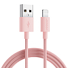 Joyroom Colorful adatkábel S-2030M13 USB-A / Lightning 2.4A 2m - rózsaszín