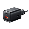 JoyRoom - Fali töltő (JR-TCF08) - USB, Type-C, Gyorstöltés, 30 W - Fekete (KF2316880)