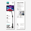 Joyroom forgathatóan állítható lazy tartó asztali telefon és tablet tartó fekete (JR-ZS263)