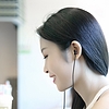 Joyroom füles fejhallgató 3,5 mm-es mini jack távirányítóval és fehér mikrofonnal (JR-EL114)