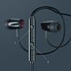 Joyroom fülhallgató 3,5 mm-es mini jack távirányítóval és fekete mikrofonnal (JR-EL114)