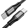 Joyroom gyorstöltés / adatkábel USB Type C - USB Type C PD 60W 2m fekete (S-2030N1-60)